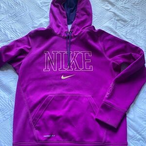 NIKE women’s bright purple hoodie
